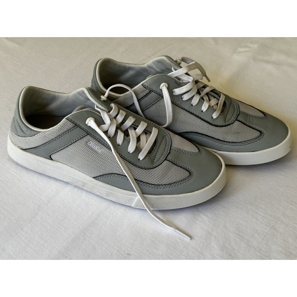 OluKai Ha'upu Hulu Women's Casual Shoes, Cloud Grey/Pale Grey, size 9.5
